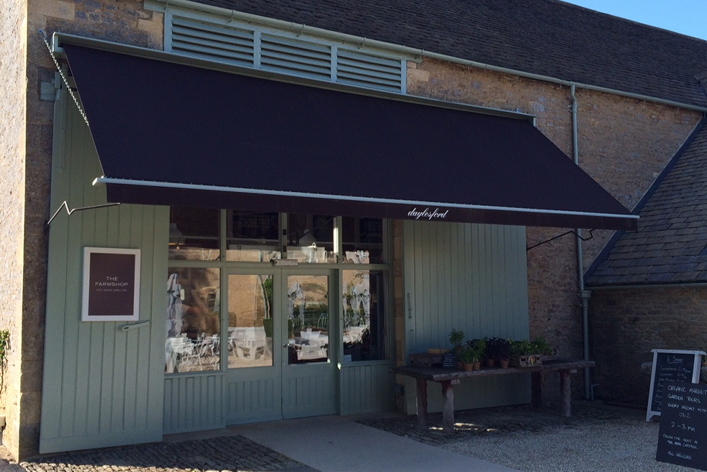 Victorian awning over a farm shopfront